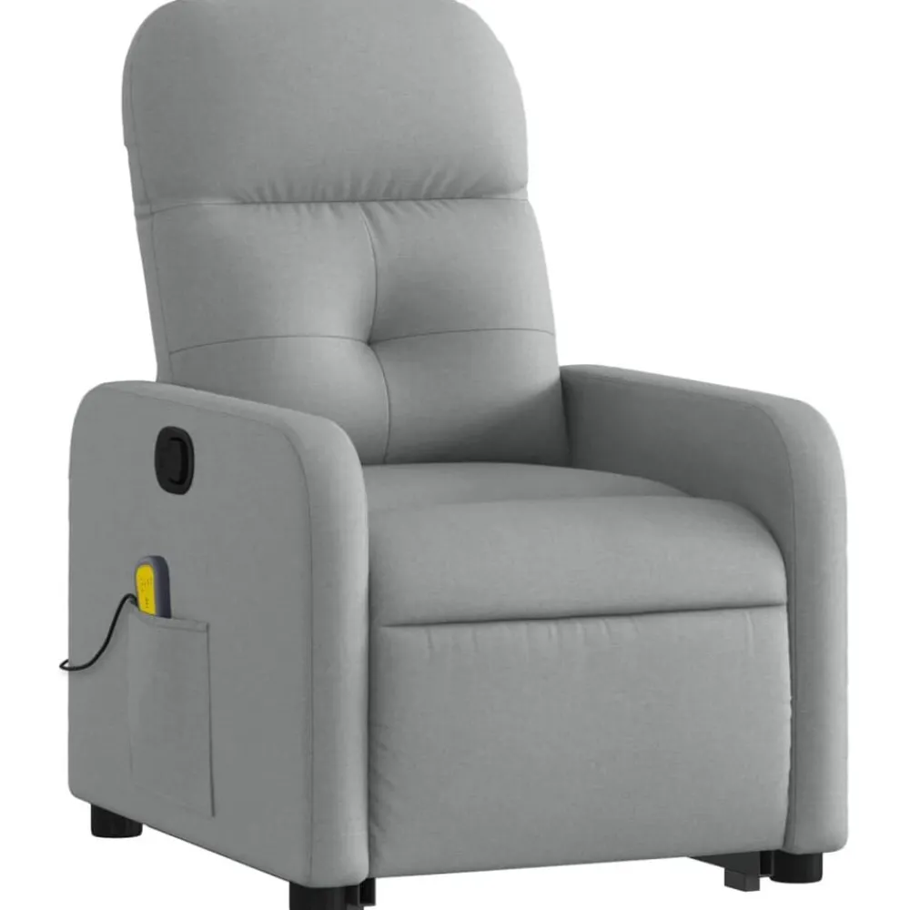 vidaXL Fauteuil de massage inclinable Tissu