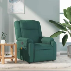 vidaXL Fauteuil de massage inclinable Tissu