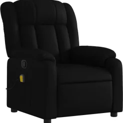 Fauteuils Et Chaises-vidaXL Fauteuil de massage inclinable similicuir Noir