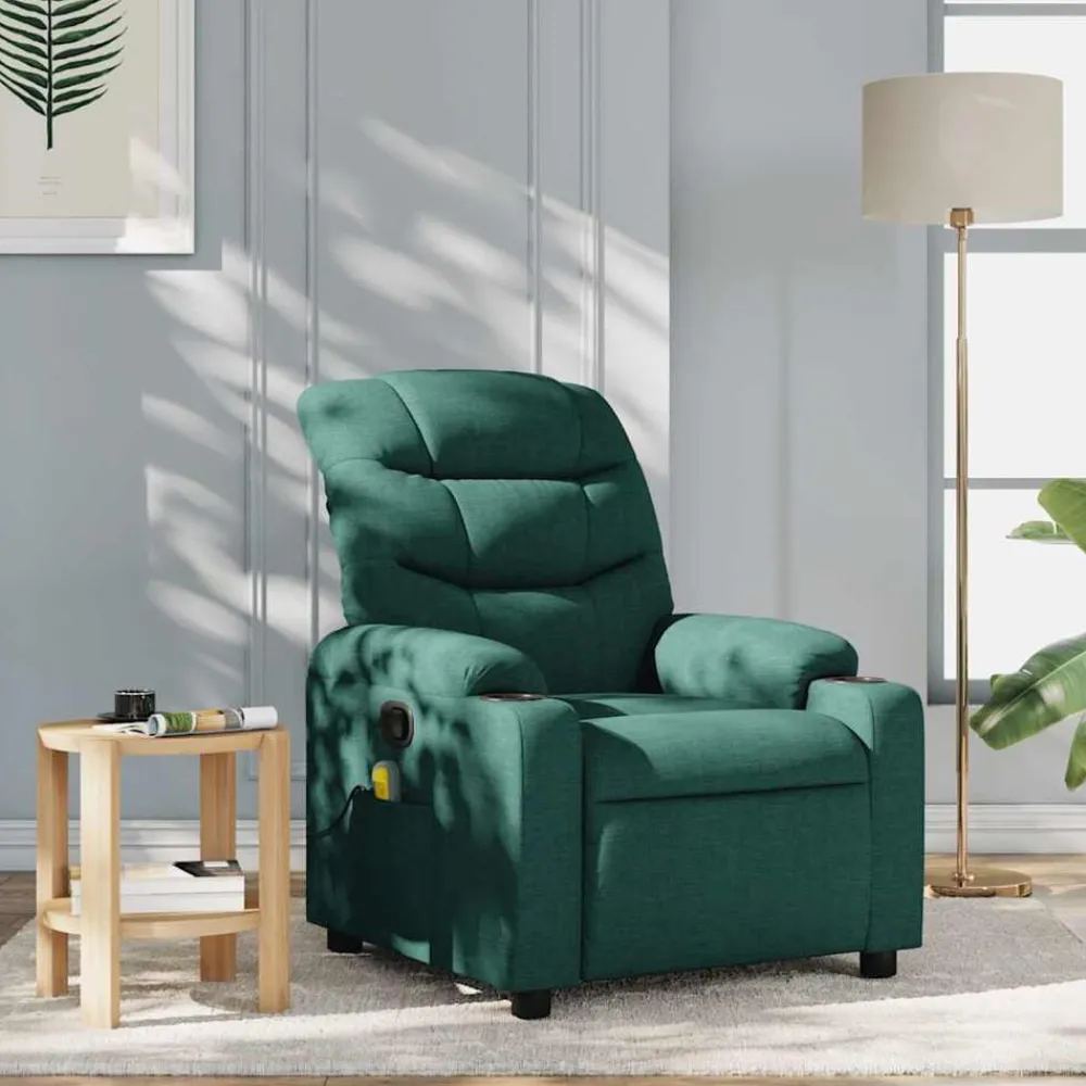 vidaXL Fauteuil de massage inclinable Tissu