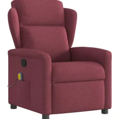 vidaXL Fauteuil de massage inclinable Tissu