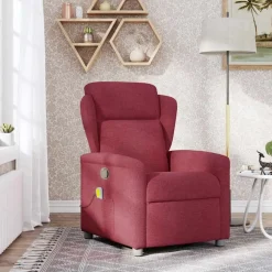 vidaXL Fauteuil de massage inclinable Tissu