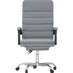 vidaXL Fauteuil de massage inclinable de bureau Tissu