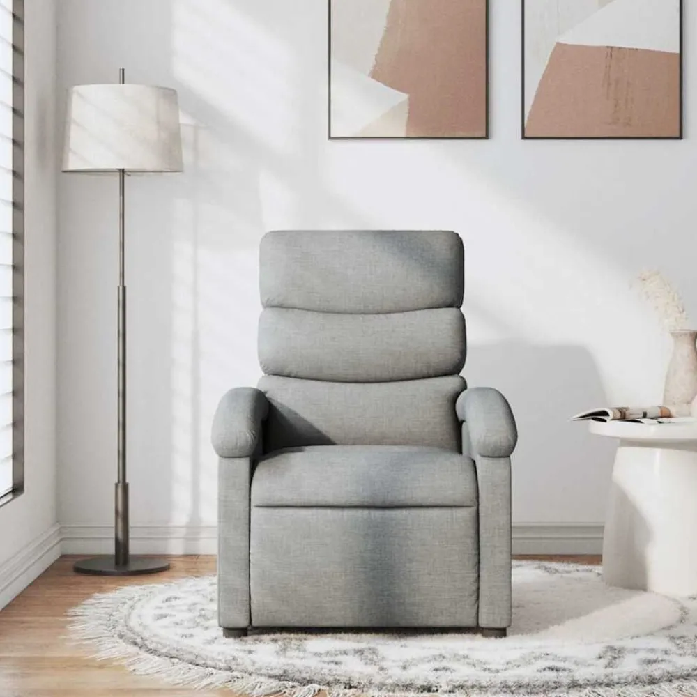 vidaXL Fauteuil de massage inclinable Tissu
