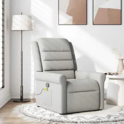 vidaXL Fauteuil de massage inclinable tissu