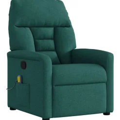vidaXL Fauteuil de massage inclinable Tissu