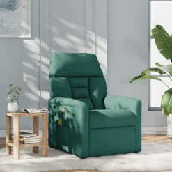 vidaXL Fauteuil de massage inclinable Tissu