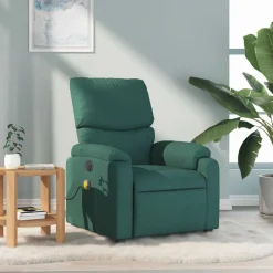 vidaXL Fauteuil de massage inclinable Tissu