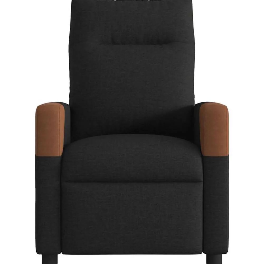 Fauteuils Et Chaises-vidaXL Fauteuil de massage inclinable Tissu Noir