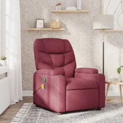vidaXL Fauteuil de massage inclinable Tissu