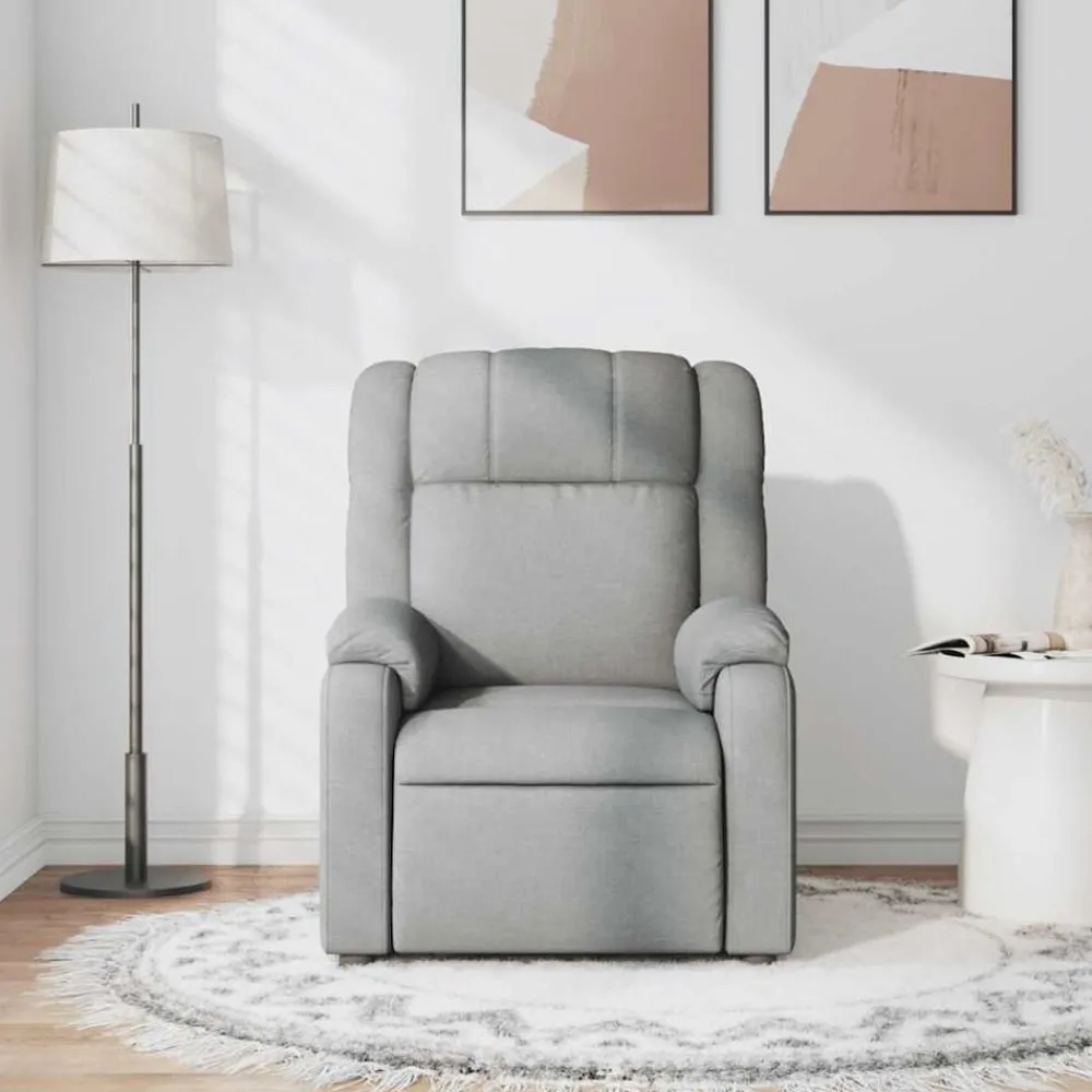 vidaXL Fauteuil de massage inclinable Tissu