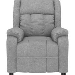 Fauteuils Et Chaises-vidaXL Fauteuil de massage Tissu Gris clair