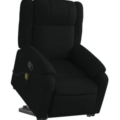 Fauteuils Et Chaises-vidaXL Fauteuil de massage inclinable Tissu Noir