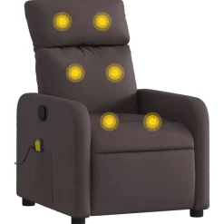 vidaXL Fauteuil de massage inclinable Tissu