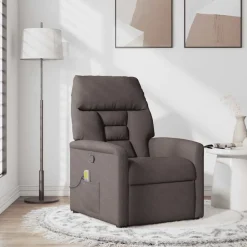 vidaXL Fauteuil de massage inclinable Tissu