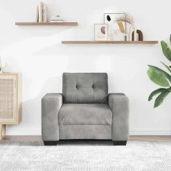 vidaXL Fauteuil 100x78x80 cm Velours