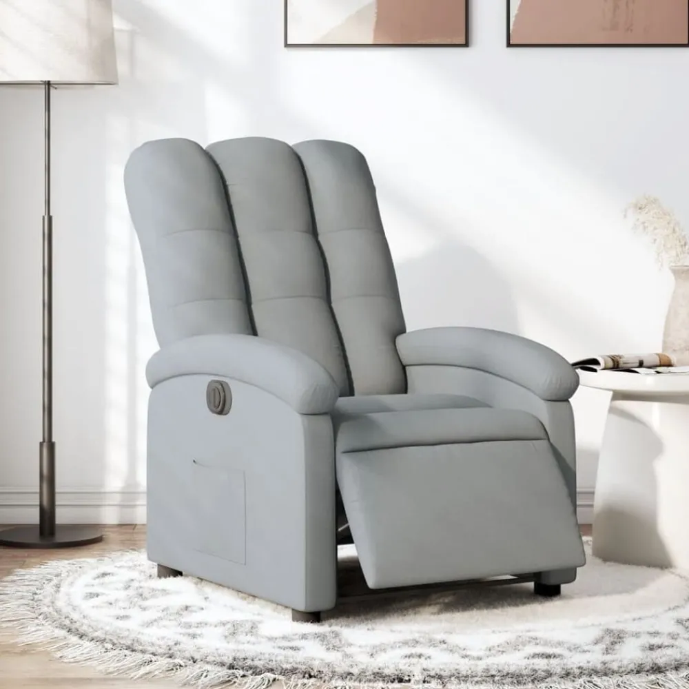 vidaXL Fauteuil inclinable électrique Tissu