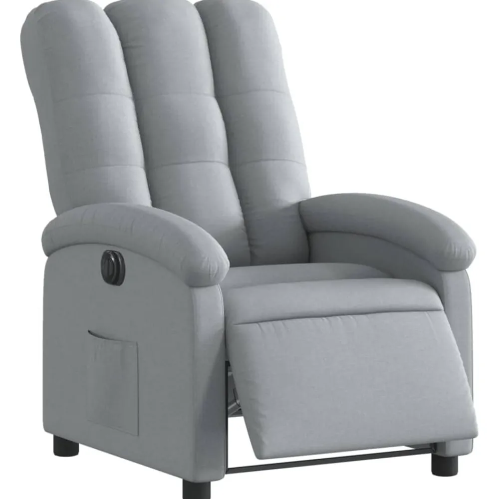 vidaXL Fauteuil inclinable électrique Tissu