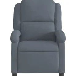 Fauteuils Et Chaises-vidaXL Fauteuil inclinable Velours Gris foncé