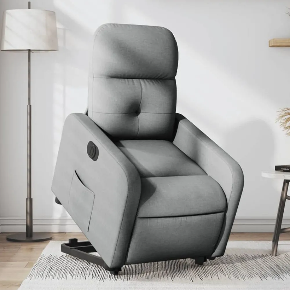 vidaXL Fauteuil inclinable électrique tissu