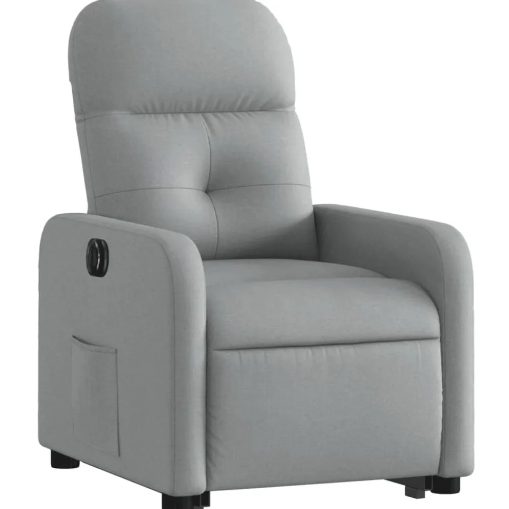 vidaXL Fauteuil inclinable électrique tissu
