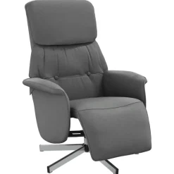 vidaXL Fauteuil inclinable avec repose-pieds tissu