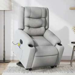 vidaXL Fauteuil inclinable de massage électrique Tissu