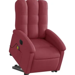 vidaXL Fauteuil inclinable de massage électrique Tissu
