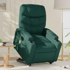 vidaXL Fauteuil inclinable de massage électrique Tissu