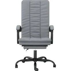 vidaXL Fauteuil inclinable de bureau Tissu