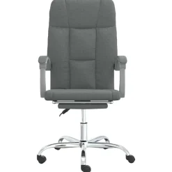 vidaXL Fauteuil inclinable de bureau Tissu