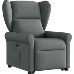 vidaXL Fauteuil inclinable électrique tissu