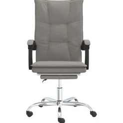 vidaXL Fauteuil inclinable de bureau Tissu