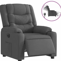 vidaXL Fauteuil inclinable électrique Tissu