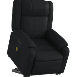 Fauteuils Et Chaises-vidaXL Fauteuil inclinable de massage électrique similicuir Noir