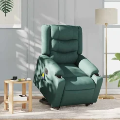 vidaXL Fauteuil inclinable de massage électrique Tissu