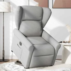 vidaXL Fauteuil inclinable électrique tissu