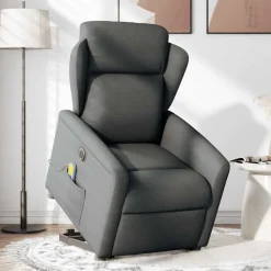 vidaXL Fauteuil inclinable de massage électrique Tissu