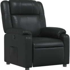 Fauteuils Et Chaises-vidaXL Fauteuil inclinable Similicuir Noir