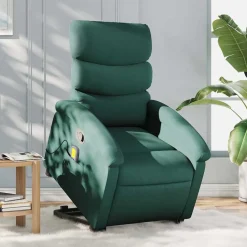vidaXL Fauteuil inclinable de massage Tissu