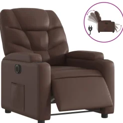 vidaXL Fauteuil inclinable électrique Similicuir