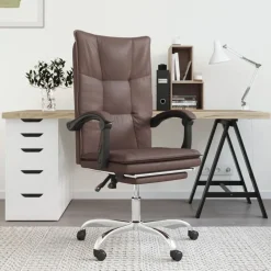 vidaXL Fauteuil inclinable de bureau Similicuir