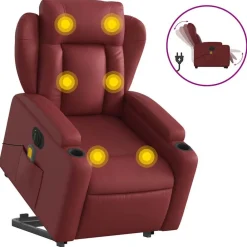 vidaXL Fauteuil inclinable de massage électrique