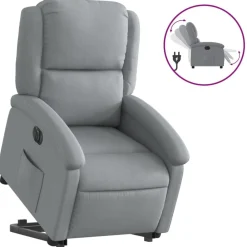 vidaXL Fauteuil inclinable électrique tissu