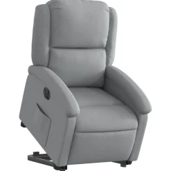 vidaXL Fauteuil inclinable électrique tissu