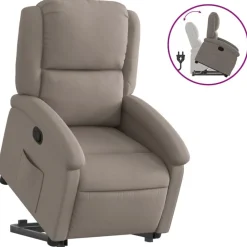 vidaXL Fauteuil inclinable tissu