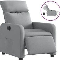 vidaXL Fauteuil inclinable électrique Tissu