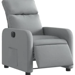 vidaXL Fauteuil inclinable électrique Tissu