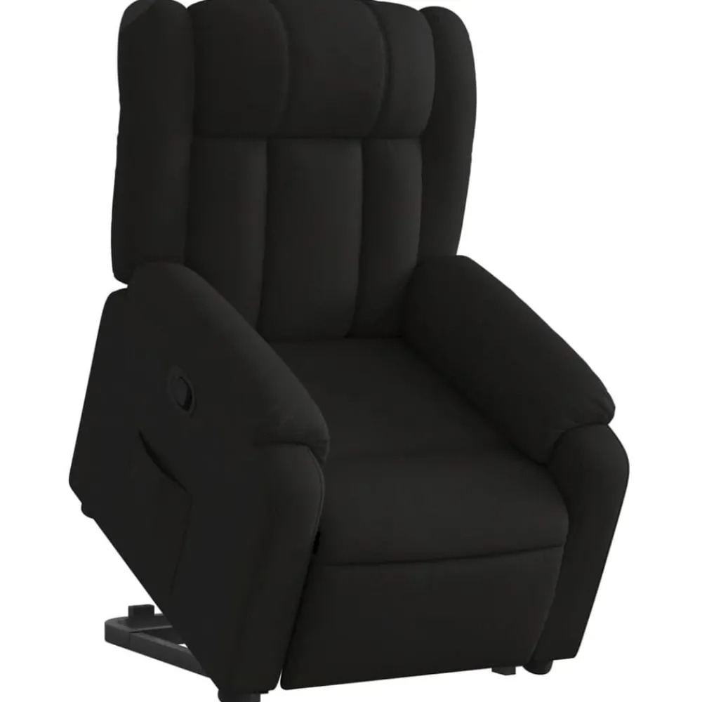 Fauteuils Et Chaises-vidaXL Fauteuil inclinable tissu Noir