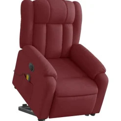 vidaXL Fauteuil inclinable de massage électrique Tissu